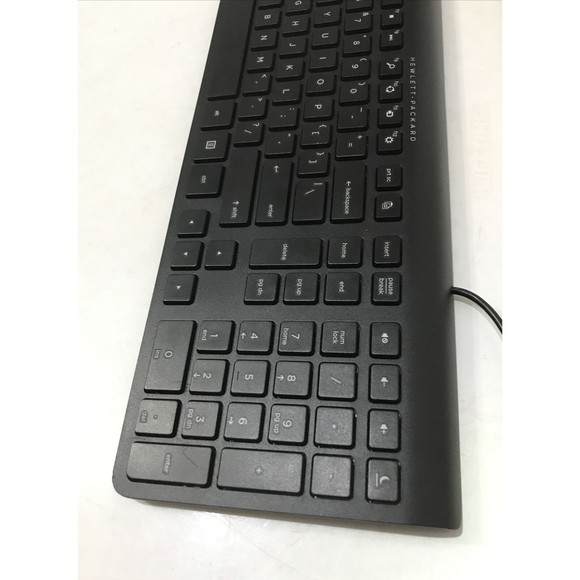 HP SK-2026 USB Black Keyboard With HP P001M Optical Mouse ~Ships Same Day~ - Picture 3 of 12